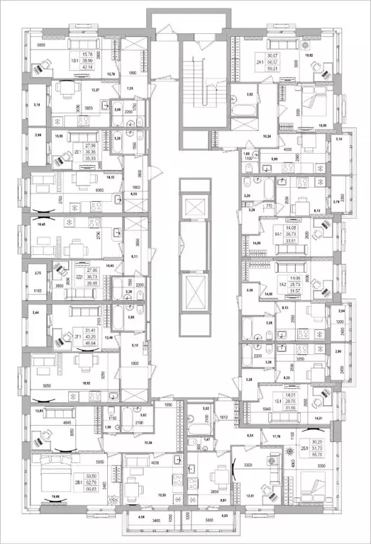 2-к кв. Белгородская область, Белгород Славянская ул. (59.21 м) - Фото 1