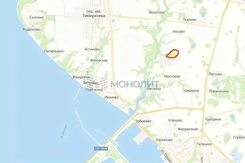 Участок в Нижегородская область, Городецкий муниципальный округ, д. ... - Фото 2