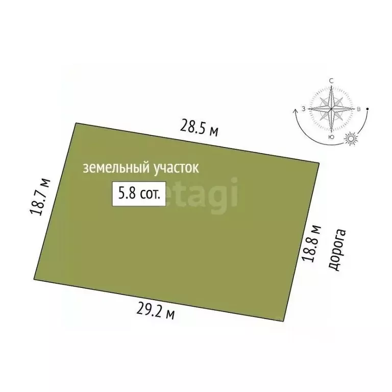 Участок в Ростовская область, Аксайский район, Верхнеподпольненское ... - Фото 1