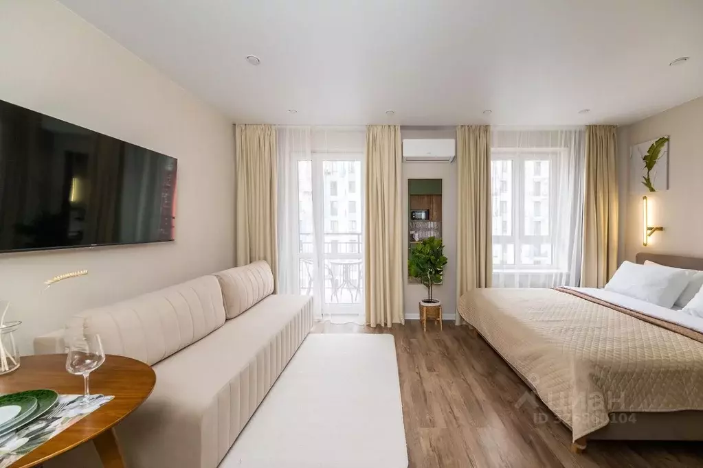 Студия Краснодарский край, Сочи ул. Искры, 88к6 (30.6 м) - Фото 2