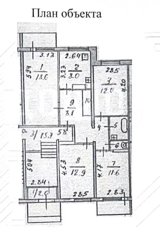 4-к. квартира, 80 м, 1/5 эт. - Фото 0