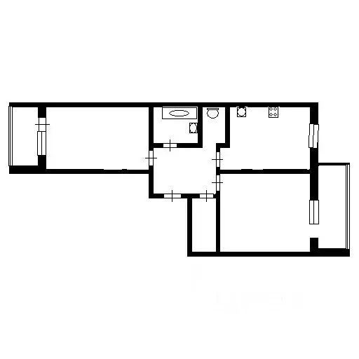 2-к кв. Томская область, Томск Черемошники мкр, ул. Трудовая, 22/1 ... - Фото 2