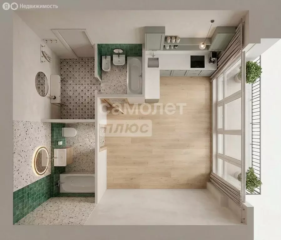 Квартира-студия: Омск, улица Красный Путь, 127 (30.2 м) - Фото 1