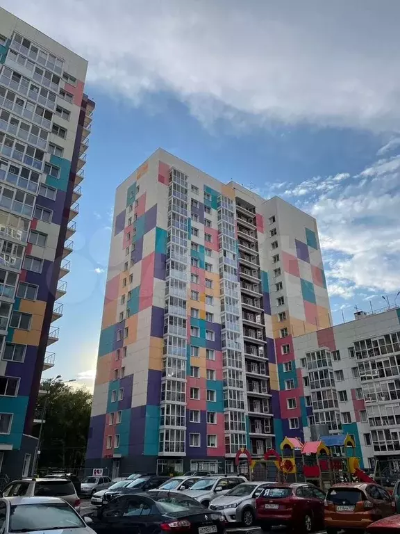 1-к. квартира, 39,4 м, 13/18 эт. - Фото 0