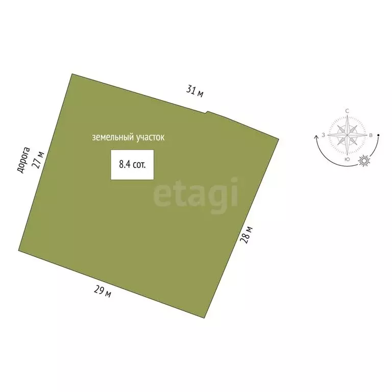 Участок в Якутск, микрорайон Марха (8.4 м) - Фото 0