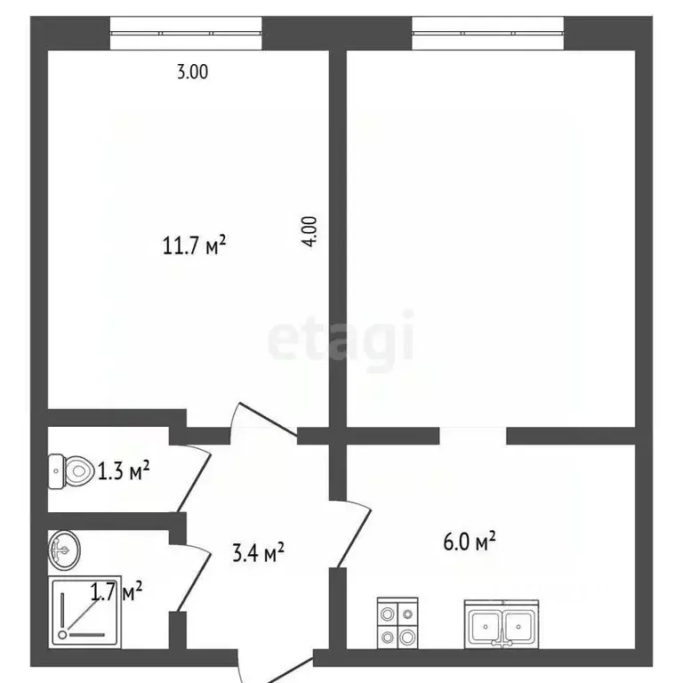 2-к кв. Ростовская область, Батайск Коммунистическая ул., 197 (40.0 м) - Фото 1