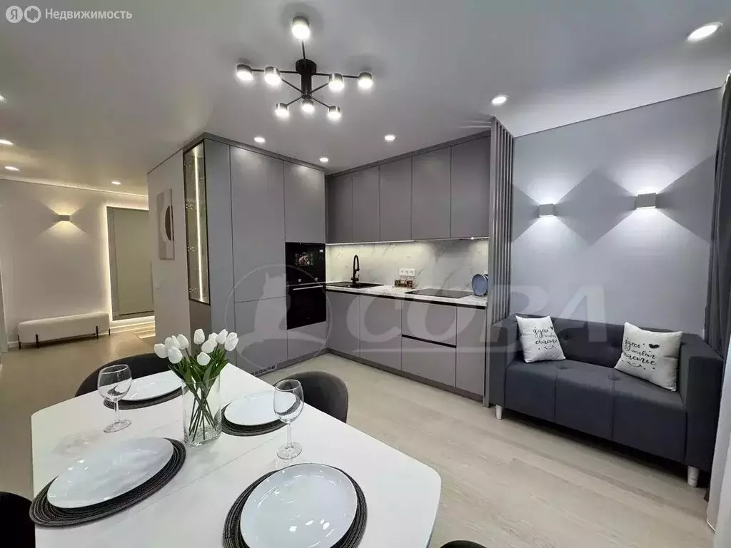 3-комнатная квартира: Тюмень, улица Монтажников, 34 (92 м) - Фото 2