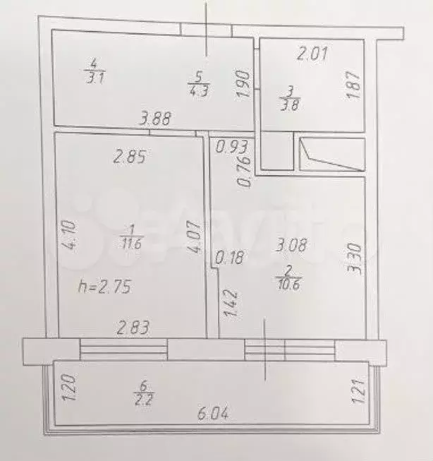 1-к. квартира, 33,4 м, 15/20 эт. - Фото 0