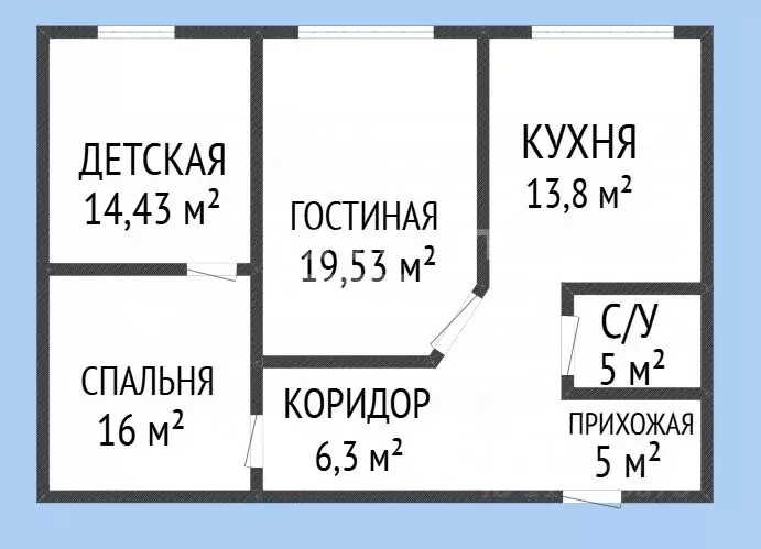 3-к кв. Дагестан, Махачкала ул. Каммаева, 20А (87.0 м) - Фото 2