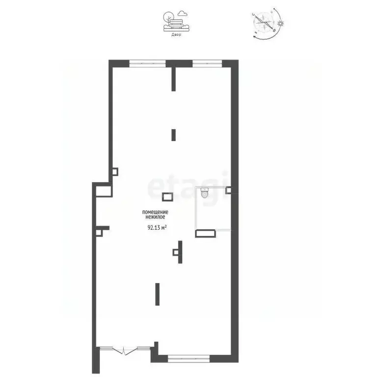 Помещение свободного назначения в Тюменская область, Тюмень ул. Андрея ... - Фото 1