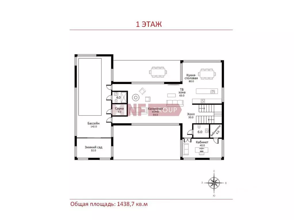 Коттедж в Москва д. Бурцево, Променад кп, 35/1 (1439 м) - Фото 2