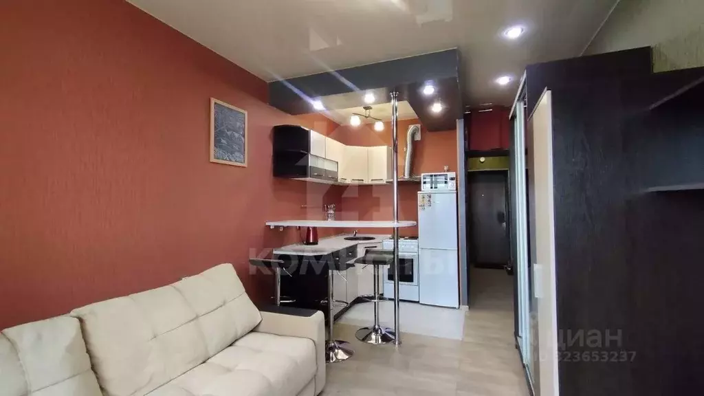 Студия Воронежская область, Воронеж ул. Туполева, 27а (22.6 м) - Фото 1