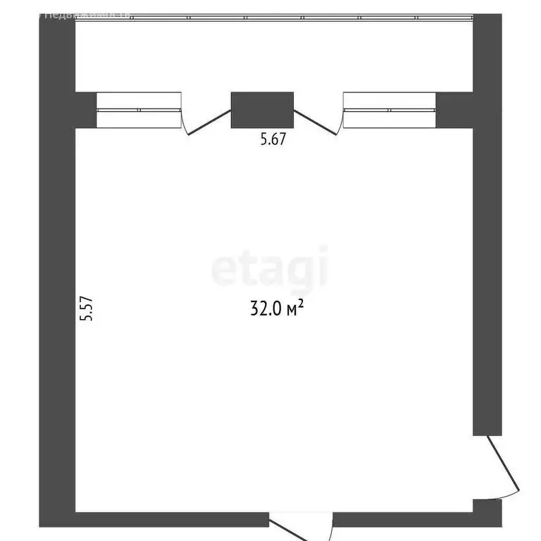 Офис (17.6 м) - Фото 1