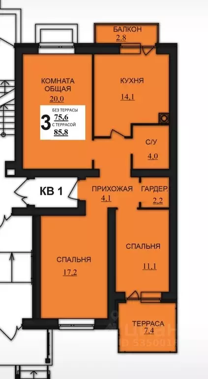 3-к кв. Ивановская область, Ивановский район, Богданихское с/пос, д. ... - Фото 1