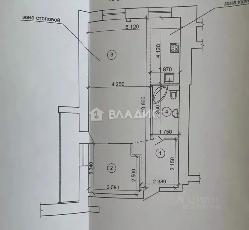 2-к кв. Волгоградская область, Волгоград пос. Ангарский, ул. Маршала ... - Фото 1