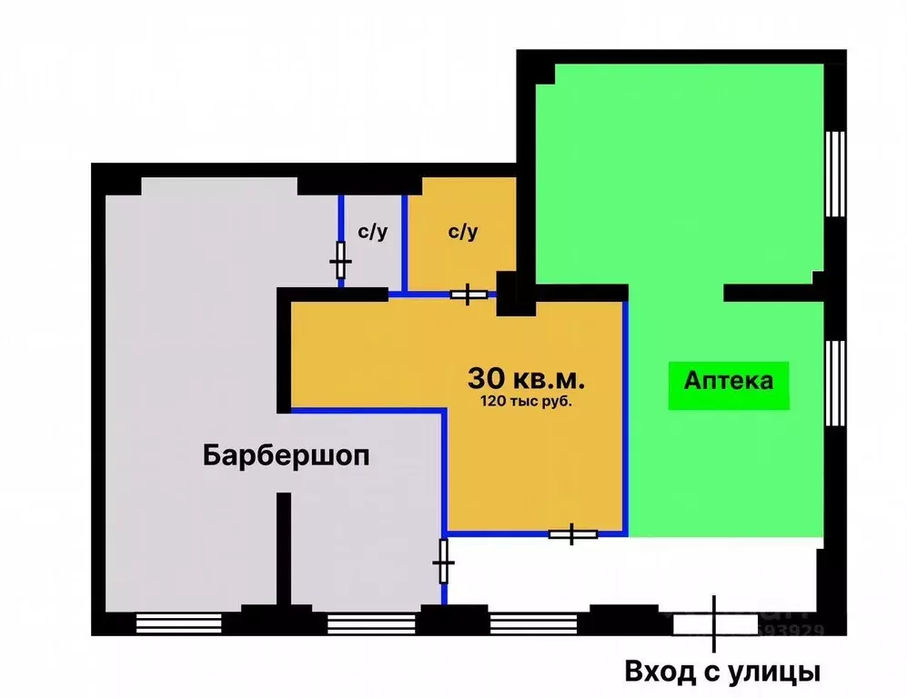 Помещение свободного назначения в Москва Лобненская ул., 13к3 (30 м) - Фото 0