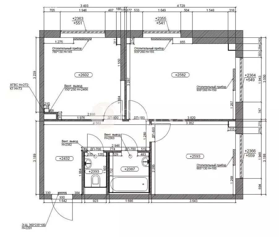 2-комнатная квартира: Москва, Озёрная улица, 44 (52.8 м) - Фото 2
