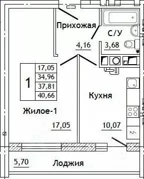 1-к кв. Смоленская область, Смоленский муниципальный округ, д. ... - Фото 1
