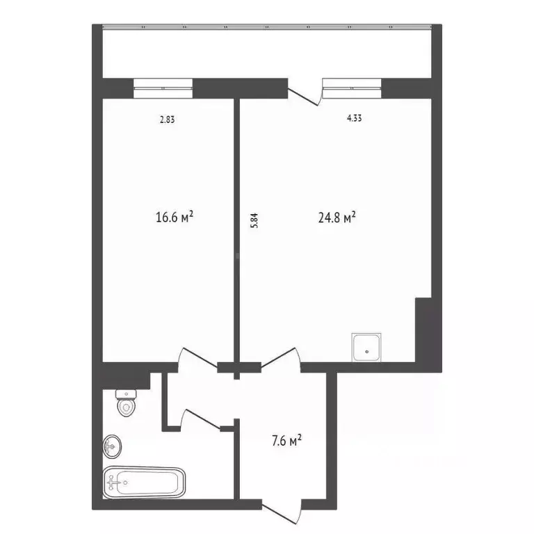 2-к кв. Красноярский край, Красноярск ул. Елены Стасовой, 50А (54.6 м) - Фото 2