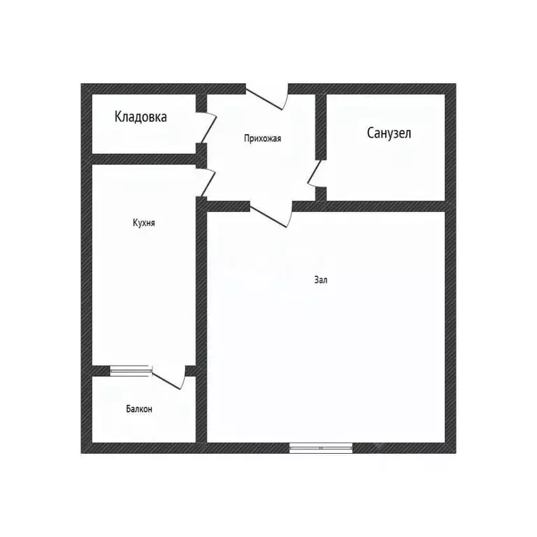 1-к кв. Татарстан, Казань ул. Побежимова, 59 (27.4 м) - Фото 1