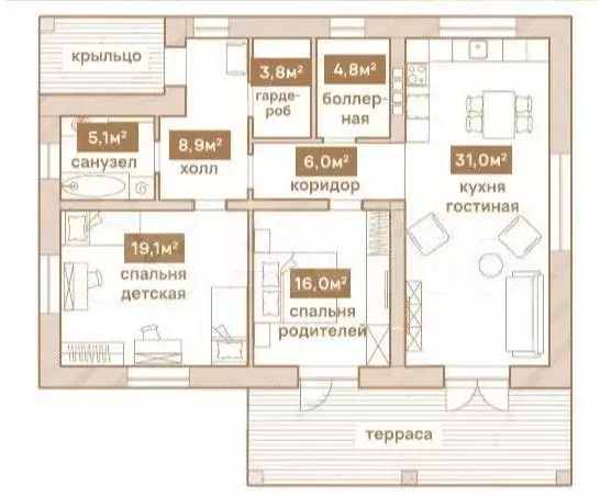 Дом 119 м на участке 10 сот. - Фото 0