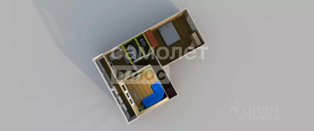 2-к кв. Башкортостан, Кумертау ул. Машиностроителей (53.8 м) - Фото 2