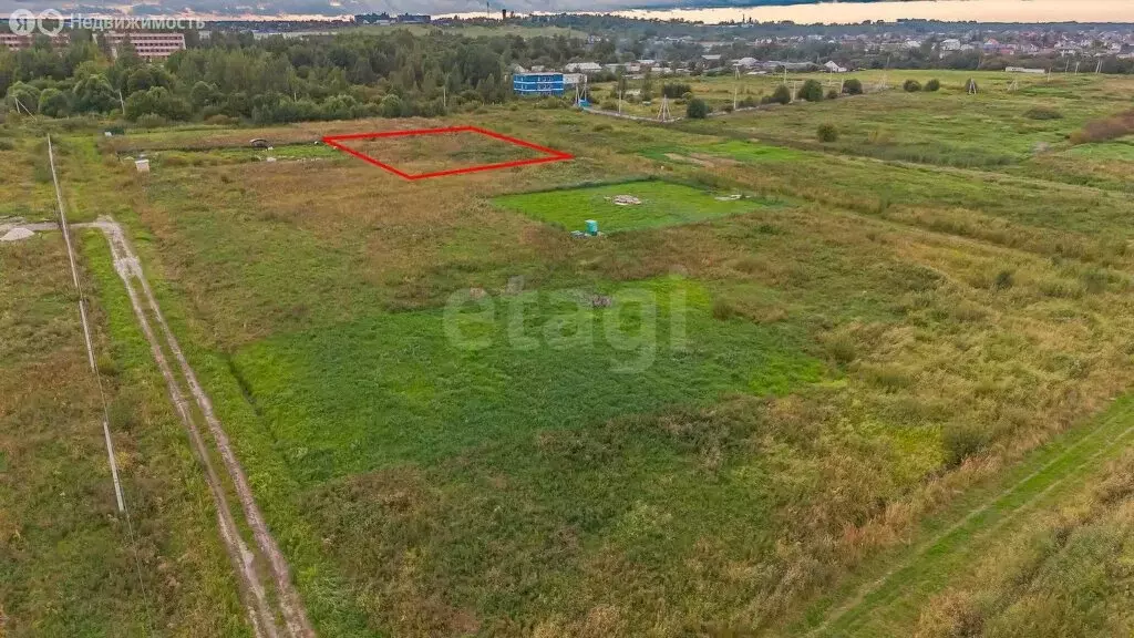 Участок в деревня Владимировка, Алексеевская улица (26 м) - Фото 1