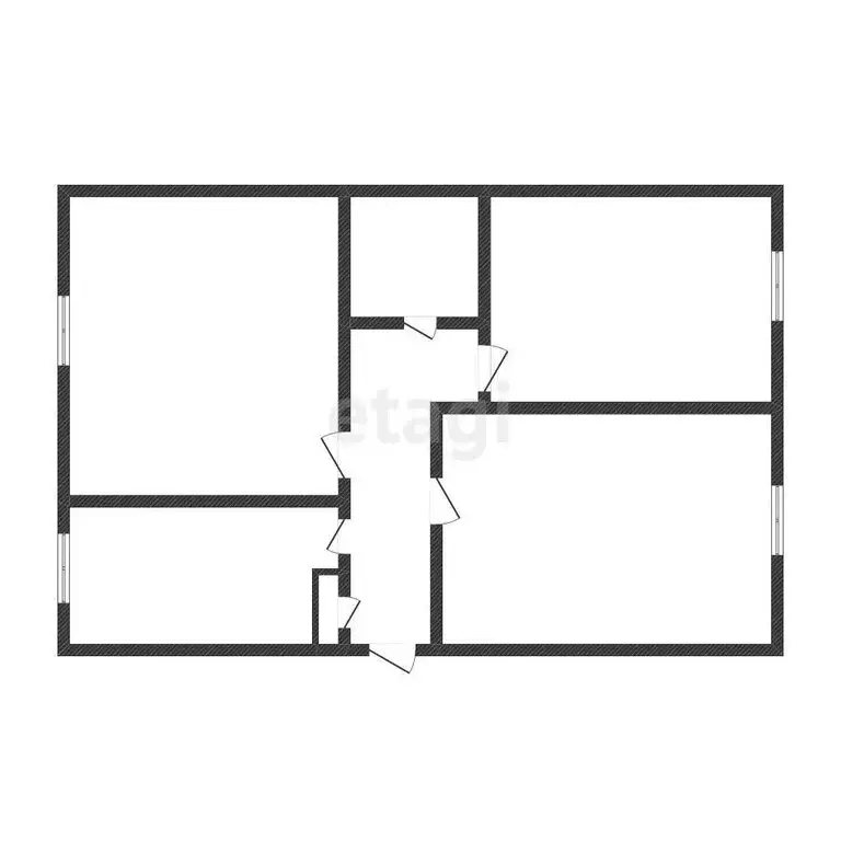 3-комнатная квартира: Нижний Тагил, Газетная улица, 41 (57.4 м) - Фото 1