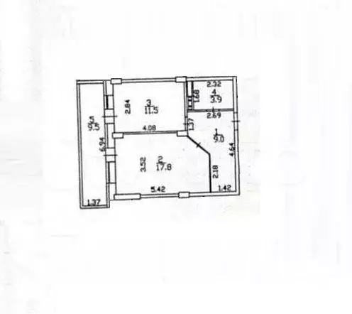 1-к. квартира, 52 м, 7/7 эт. - Фото 0
