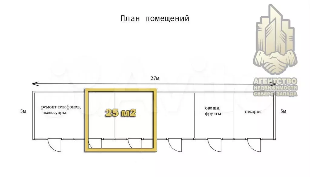 Аренда помещения 25 м2 - Фото 0