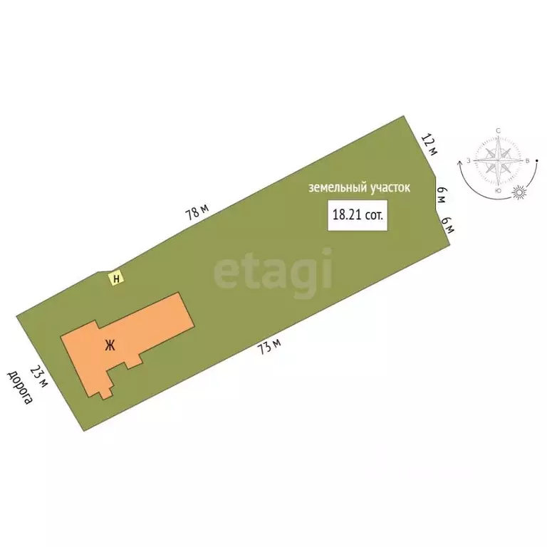 Дом в Ярославская область, Ярославль ул. Борки, 58 (73 м) - Фото 2