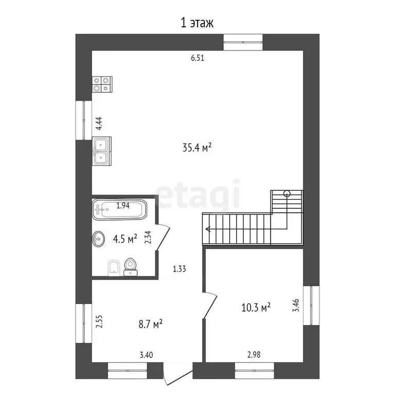 Дом в Калуга, Совхозный переулок (115.6 м) - Фото 0