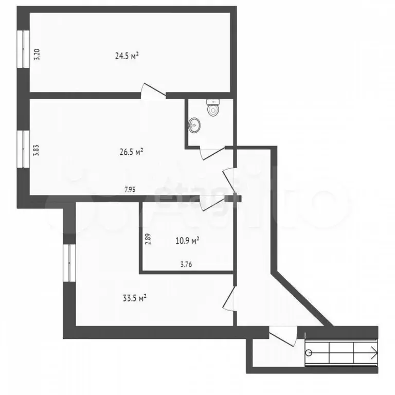 Продам помещение свободного назначения, 54 м - Фото 0