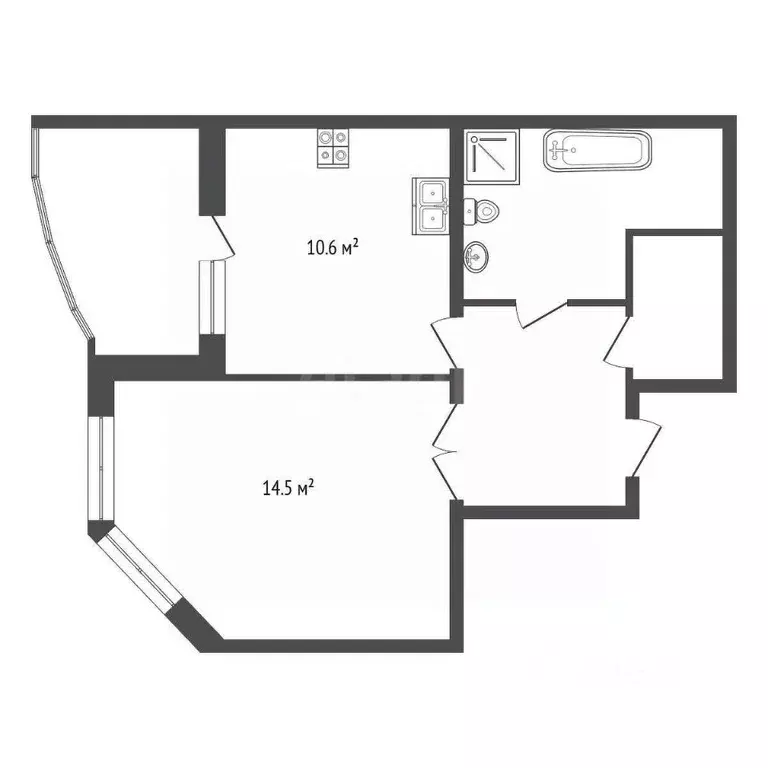 1-к кв. Московская область, Ленинский городской округ, Дрожжино пгт ш. ... - Фото 1