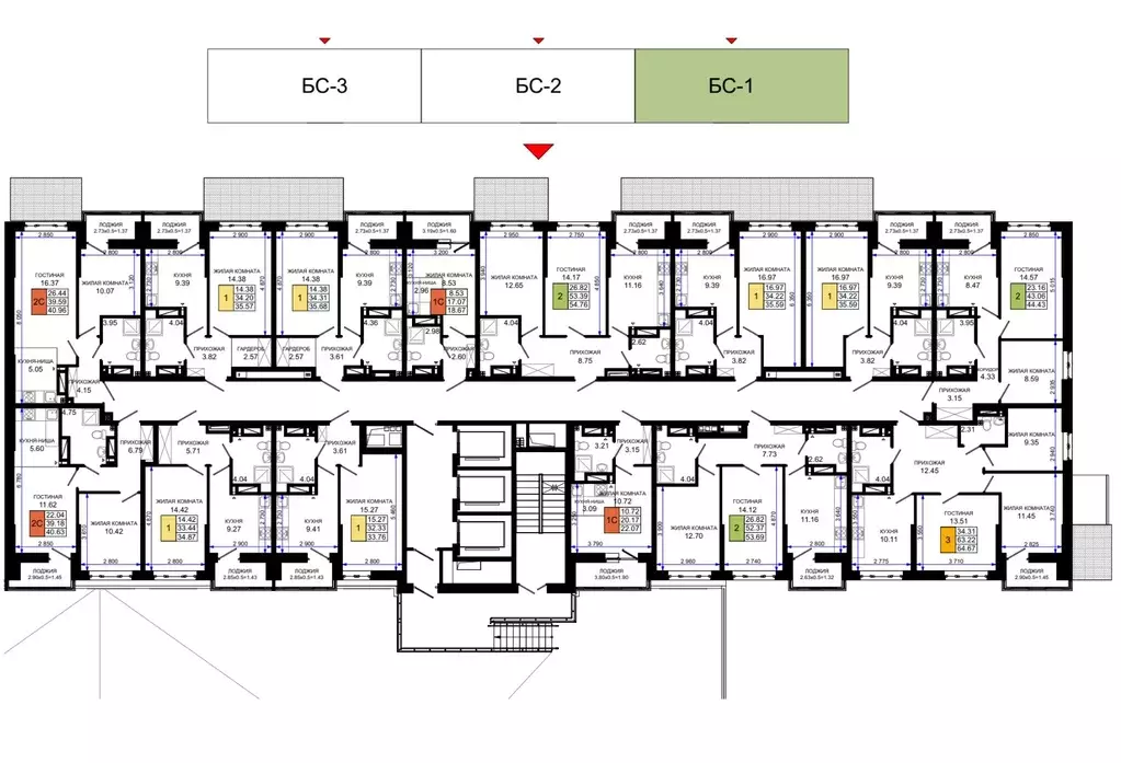 1-к кв. Ростовская область, Ростов-на-Дону Элеваторный пер., 6/2А ... - Фото 2