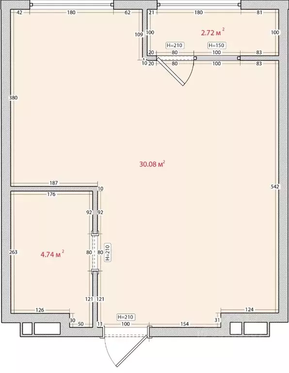 1-к кв. Приморский край, Владивосток ул. Нейбута, 135 (35.4 м) - Фото 0