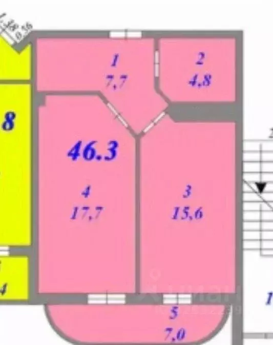 1-к кв. Краснодарский край, Геленджик Крымская ул., 22к21 (46.0 м) - Фото 1