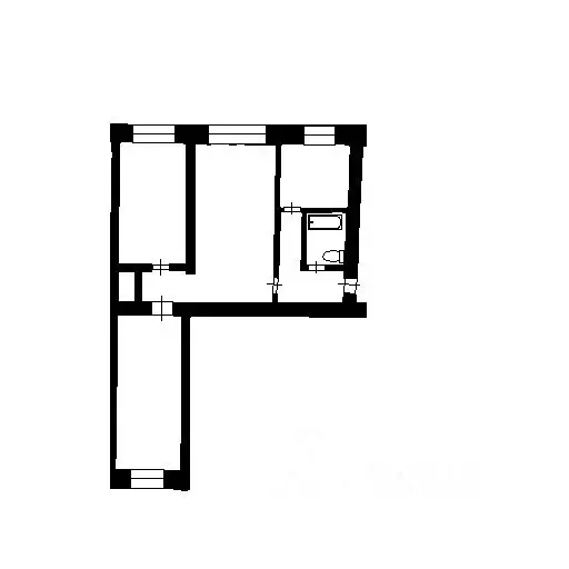 3-к кв. Воронежская область, Воронеж ул. Брусилова, 3 (54.8 м) - Фото 1