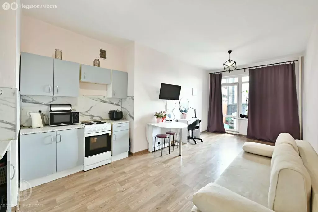 Квартира-студия: Мытищи, улица Академика Каргина, 36Б (30.6 м) - Фото 0