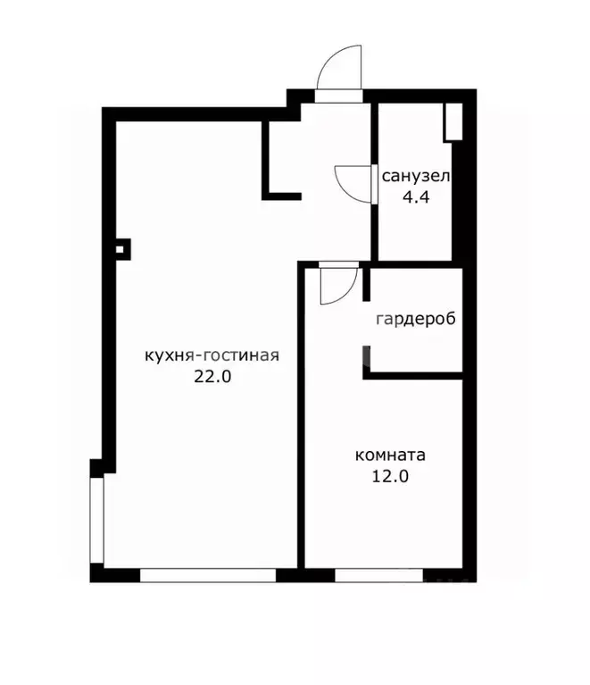 2-к кв. Москва Бумажный проезд, 4 (57.0 м) - Фото 2