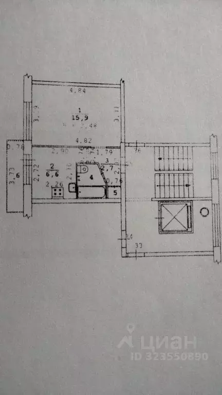 1-к кв. Свердловская область, Екатеринбург ул. Ангарская, 48 (28.3 м) - Фото 2