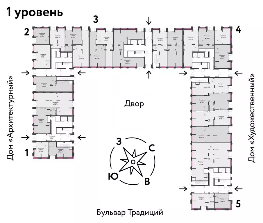 Торговая площадь в Тюменская область, Тюмень ул. Новоселов, 102 (66 м) - Фото 1