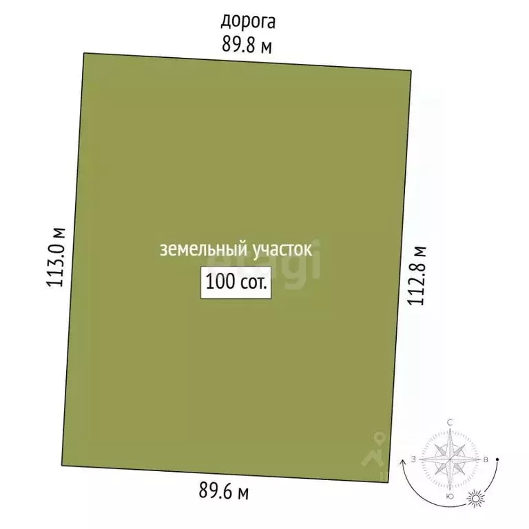 Участок в Крым, Ленинский район, Заветненское с/пос, с. Заветное ул. ... - Фото 2