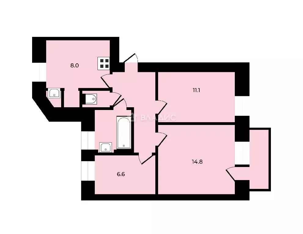Продается 3-комнатная квартира - Фото 2
