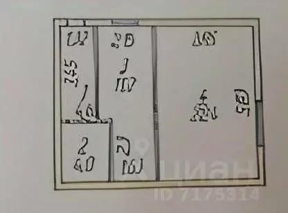 1-к кв. Удмуртия, Сарапул пос. Западный, проезд 4-й Зеленый, 36А (42.2 ... - Фото 2