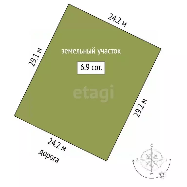 Участок в Тюменская область, Тюменский муниципальный округ, 27/72 кп ... - Фото 1