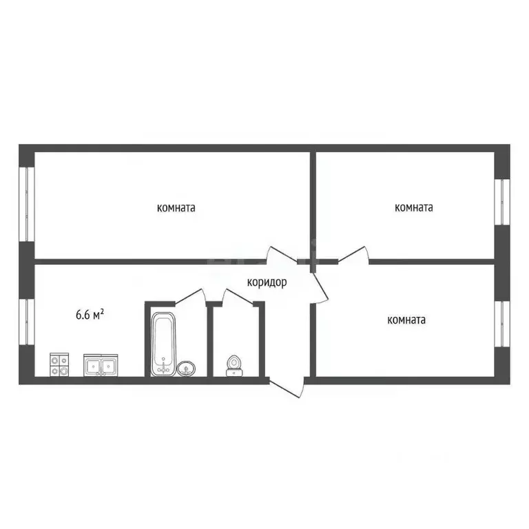 3-к кв. Московская область, Долгопрудный Хлебниково мкр, Станционная ... - Фото 2