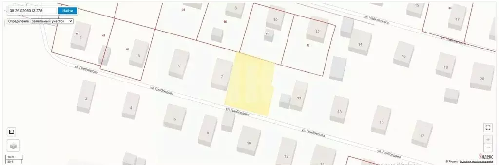 Участок в Вологодская область, Сокол ул. Грибоедова (7.0 сот.) - Фото 1