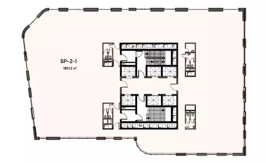 Офис в Москва Холодильный пер., 3к1с2 (1051 м) - Фото 1