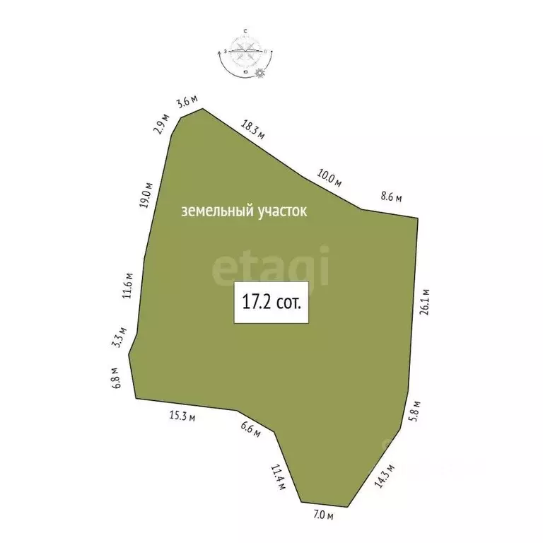 Участок в Алтай, Майминский район, с. Кызыл-Озек Садовый пер. (17.2 ... - Фото 2